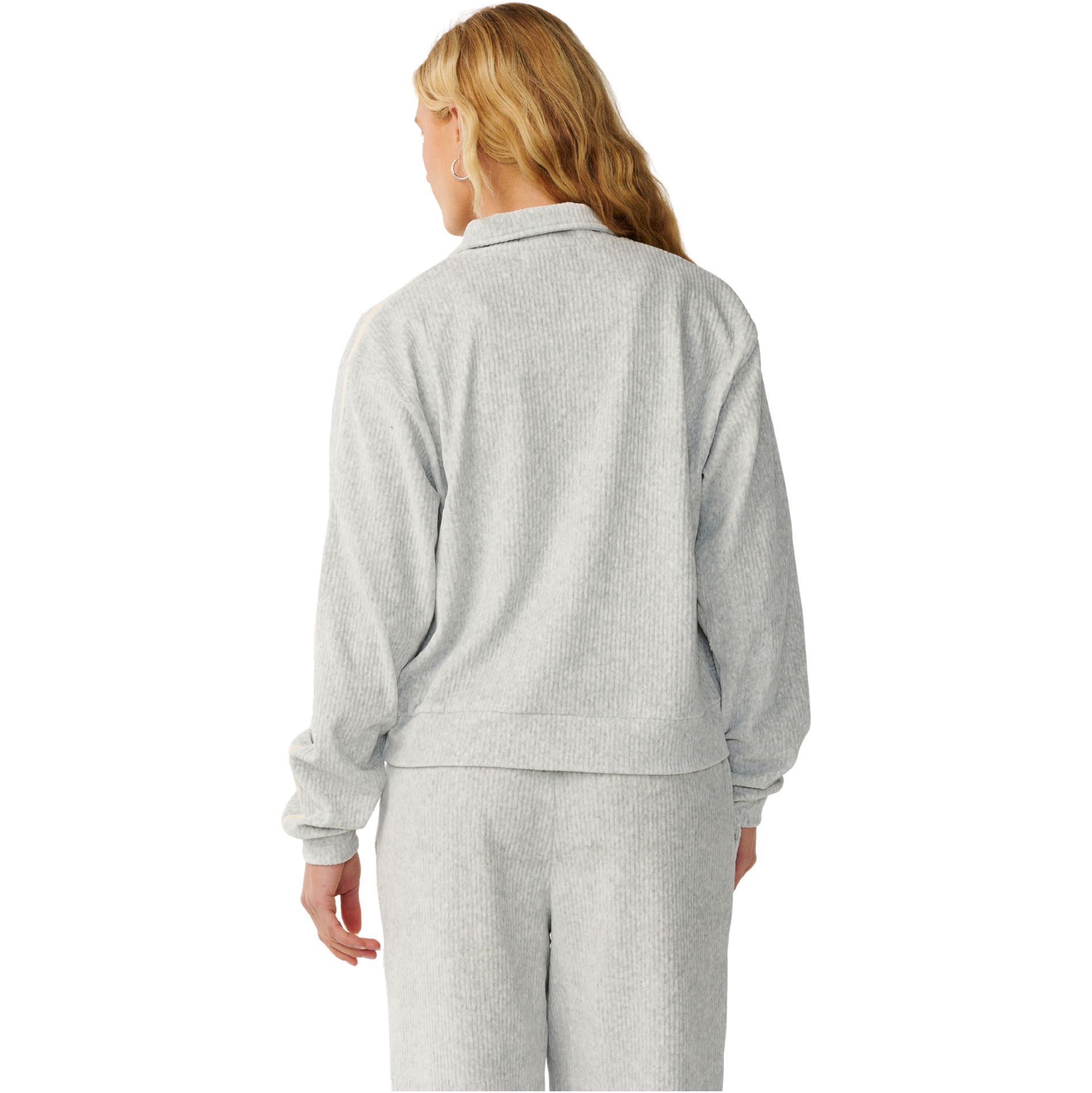 2026 Rip Curl Womens Cosy 3/4 Zip Fleece 0E6WFL - Grey Marle